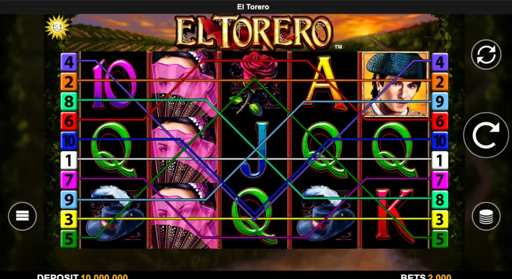 El Torero Slot Wild-Symbol mit dem Matador